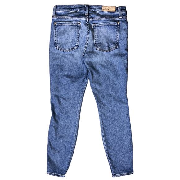 7 For All Mankind Embellished The Ankle Skinny Jeans 28X25 - Picture 5 of 7